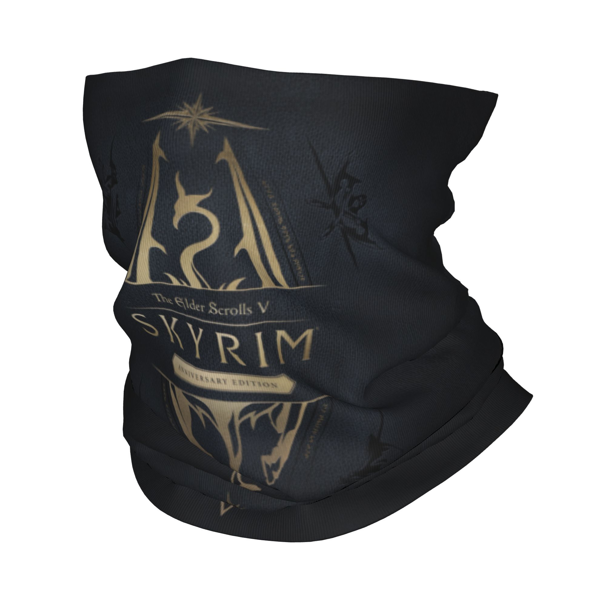 Neck Gaiter Fleece - Özel Skyrim Logolu Bandana Kışlık Boyunluk
