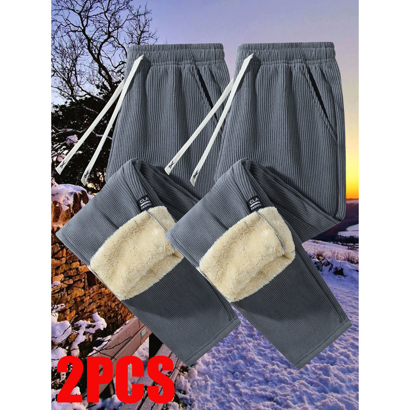 Dolgulu Eşofman Altı, 2'li Pak - Corduroy Pant Warm incelemesi ve fiyatı